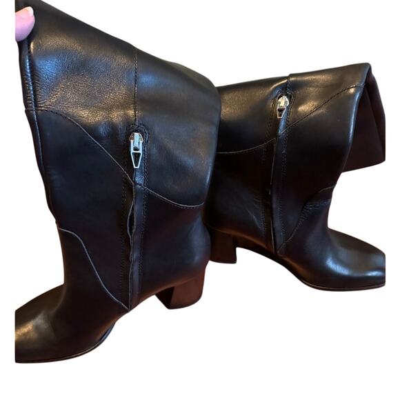 Dolce Vita Fynn Knee Boots in Onyx Leather, Size 10M, New with Tag MSRP $260 - Picture 16 of 16